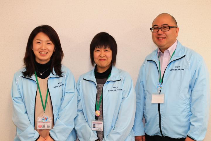 三職種の３人